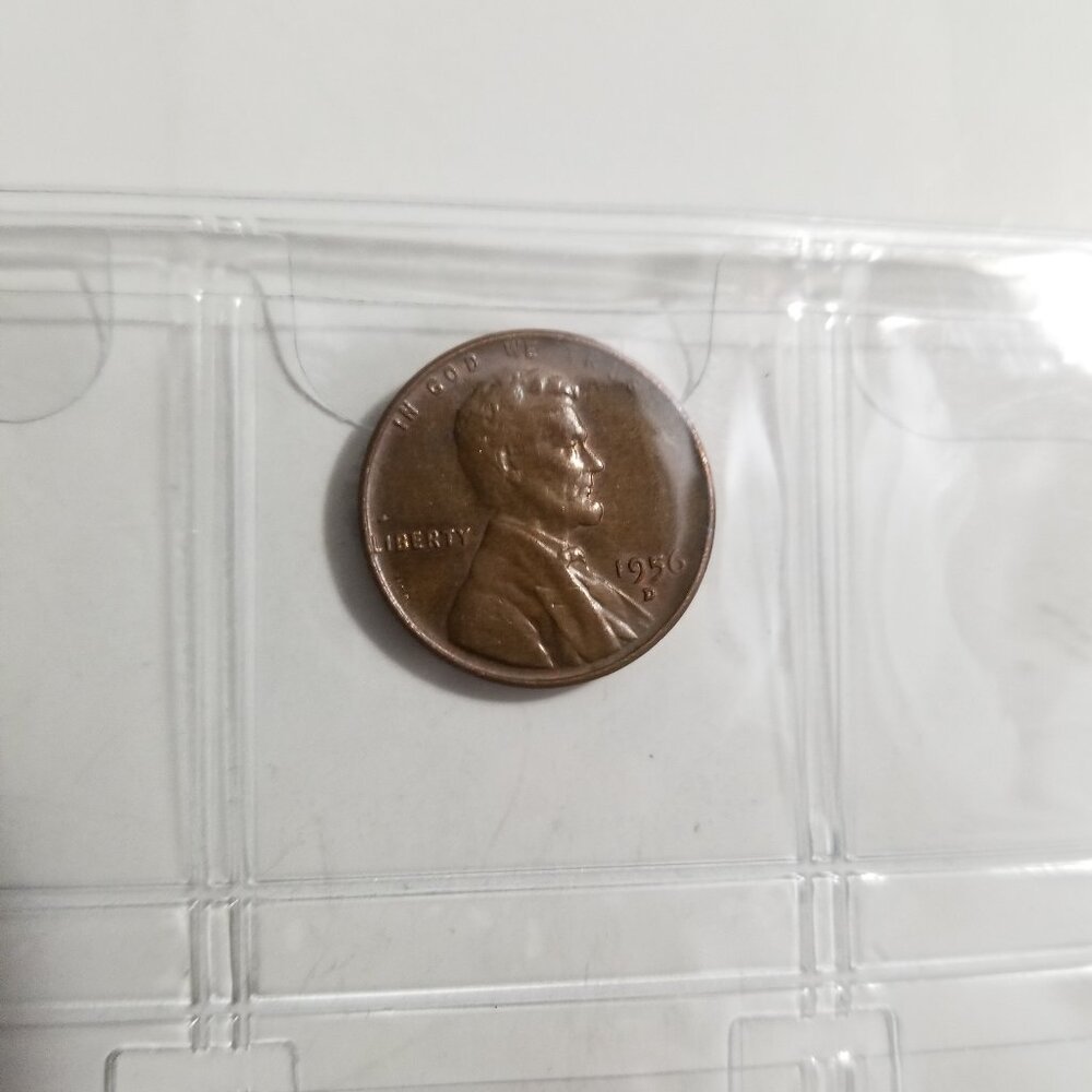 The 1956 Wheat Head Penny (Three) (One 1956-D)